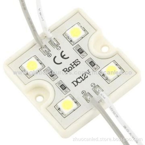 5050 SMD 4 LEDs Square LED Module Light